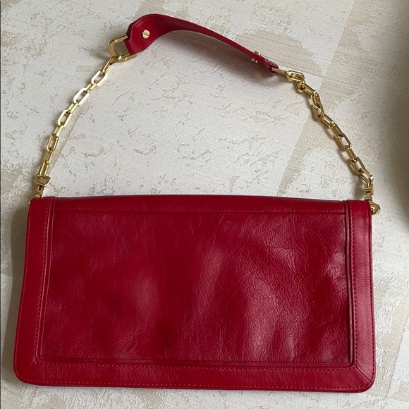Red leather Tory Burch purse - Picture 3 of 6